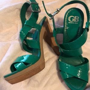 Green Gianni Bini heels